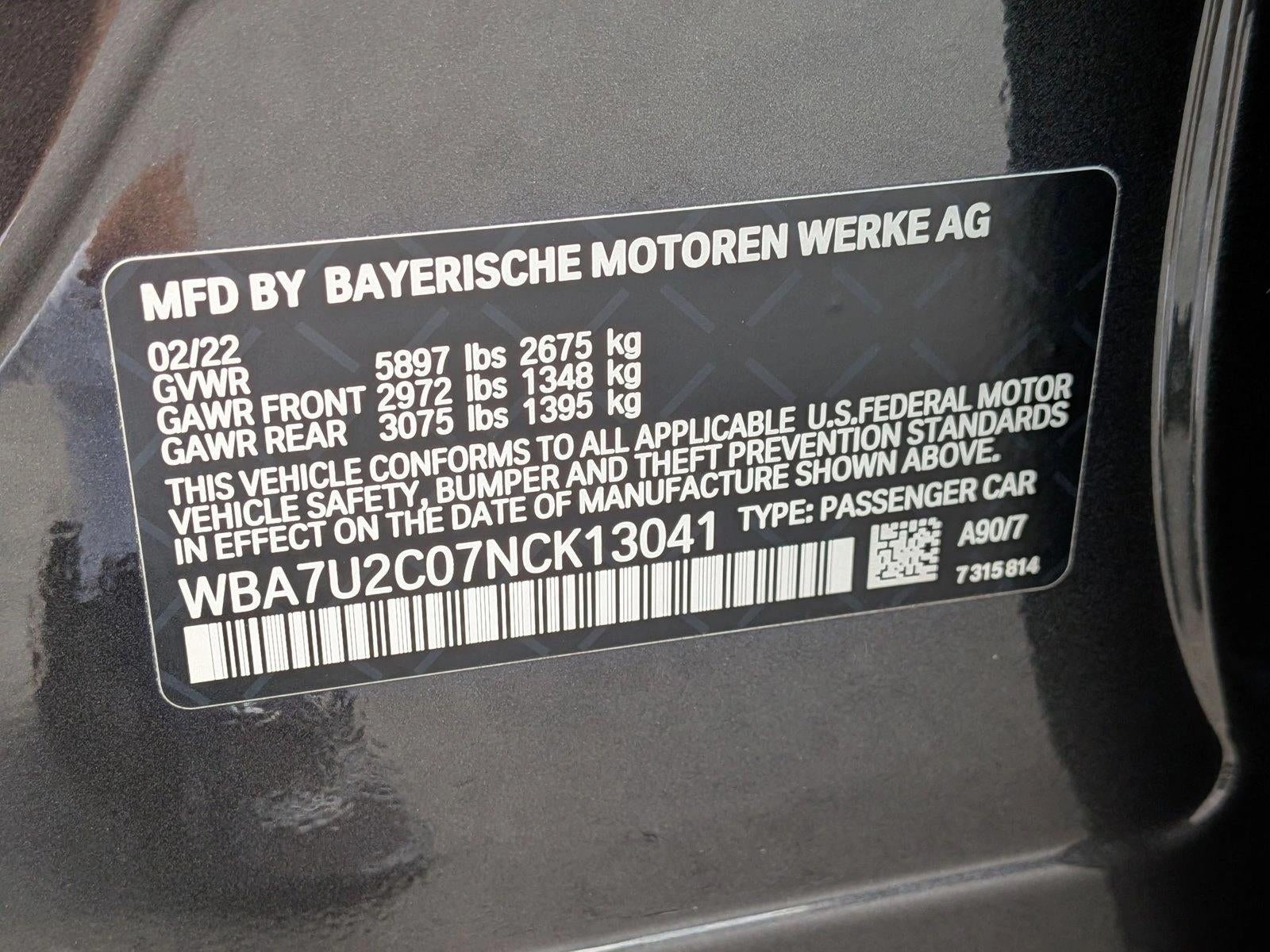 2022 BMW 7 Series 750i xDrive