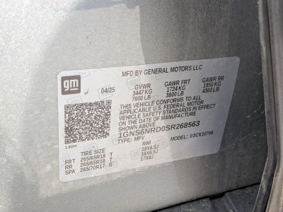 2025 Chevrolet Tahoe LT