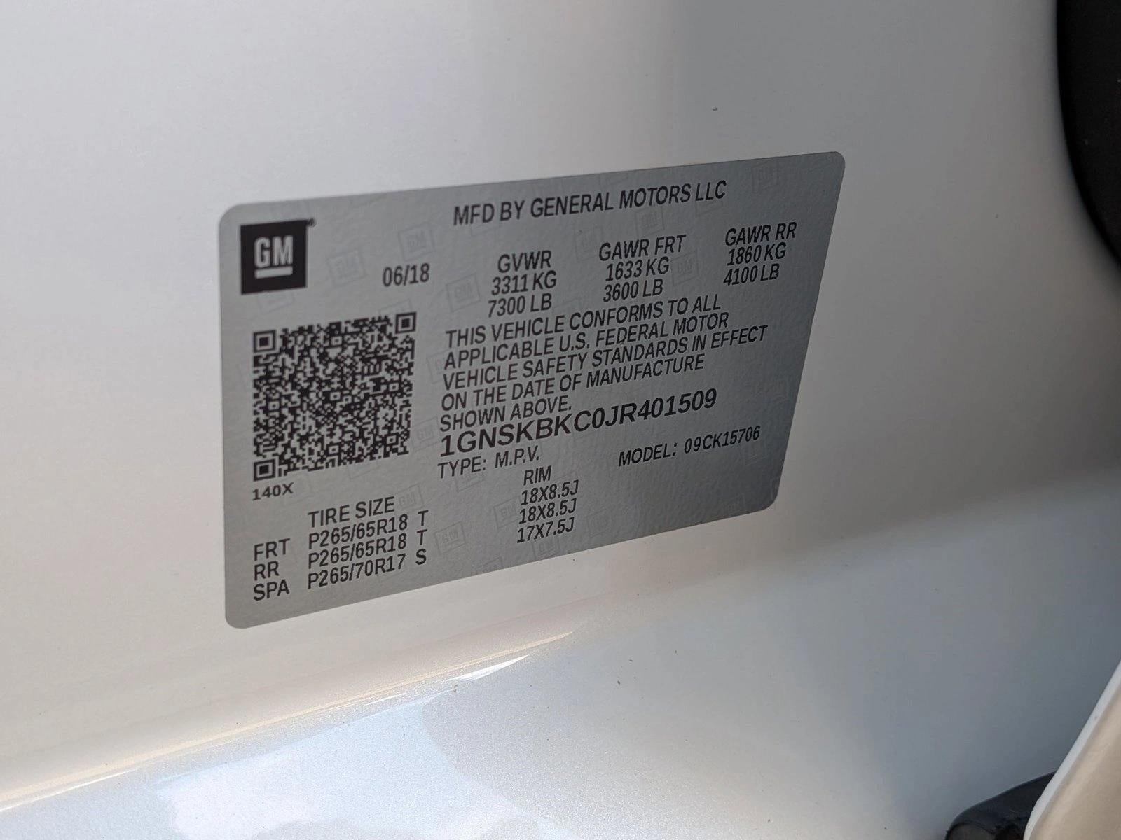 2018 Chevrolet Tahoe LT