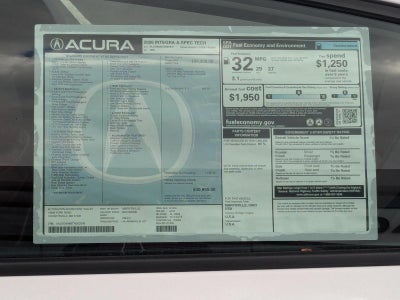2026 Acura Integra CVT w/A-Spec Technology Package