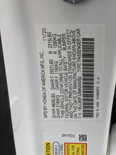 2021 Acura TLX FWD