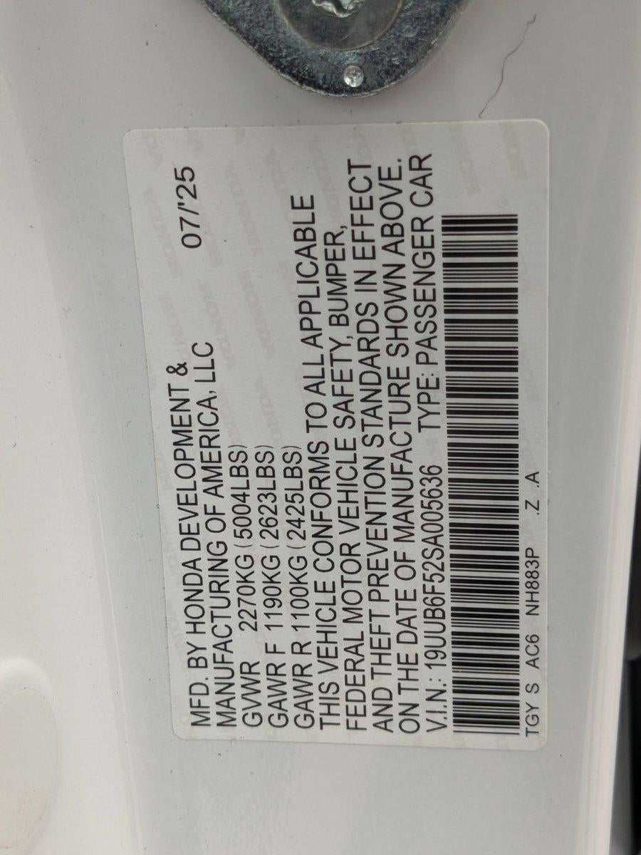 2025 Acura TLX SH-AWD w/A-Spec Package