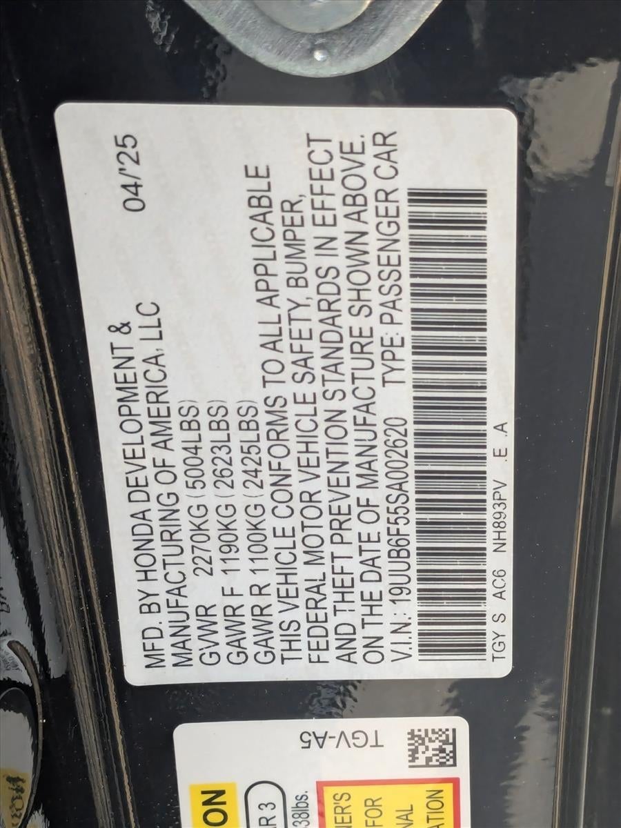 2025 Acura TLX SH-AWD w/A-Spec Package