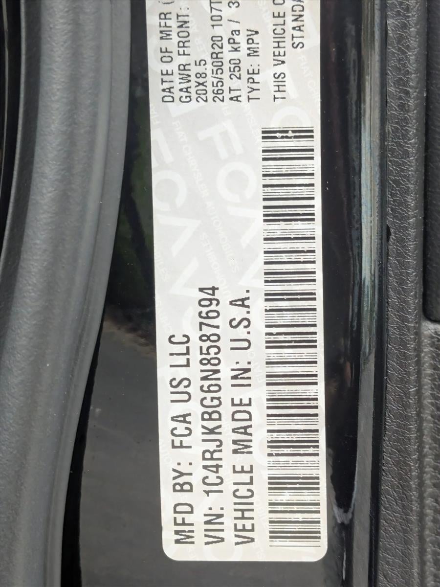 2022 Jeep Grand Cherokee L Limited 4x4