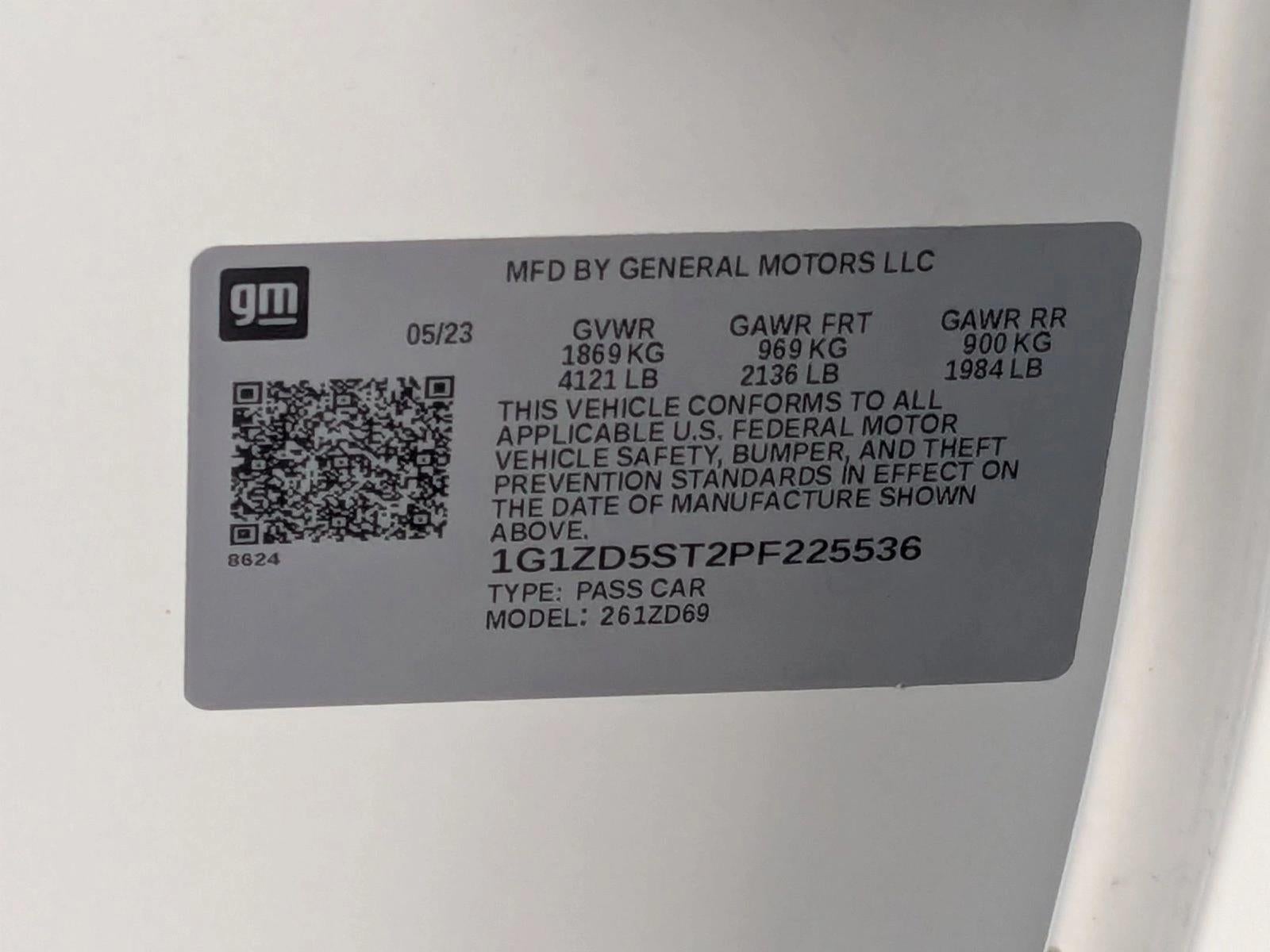 2023 Chevrolet Malibu 4dr Sdn 1LT