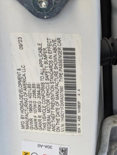 2024 Honda Accord Sedan EX CVT