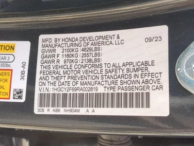 2024 Honda Accord Hybrid EX-L Sedan