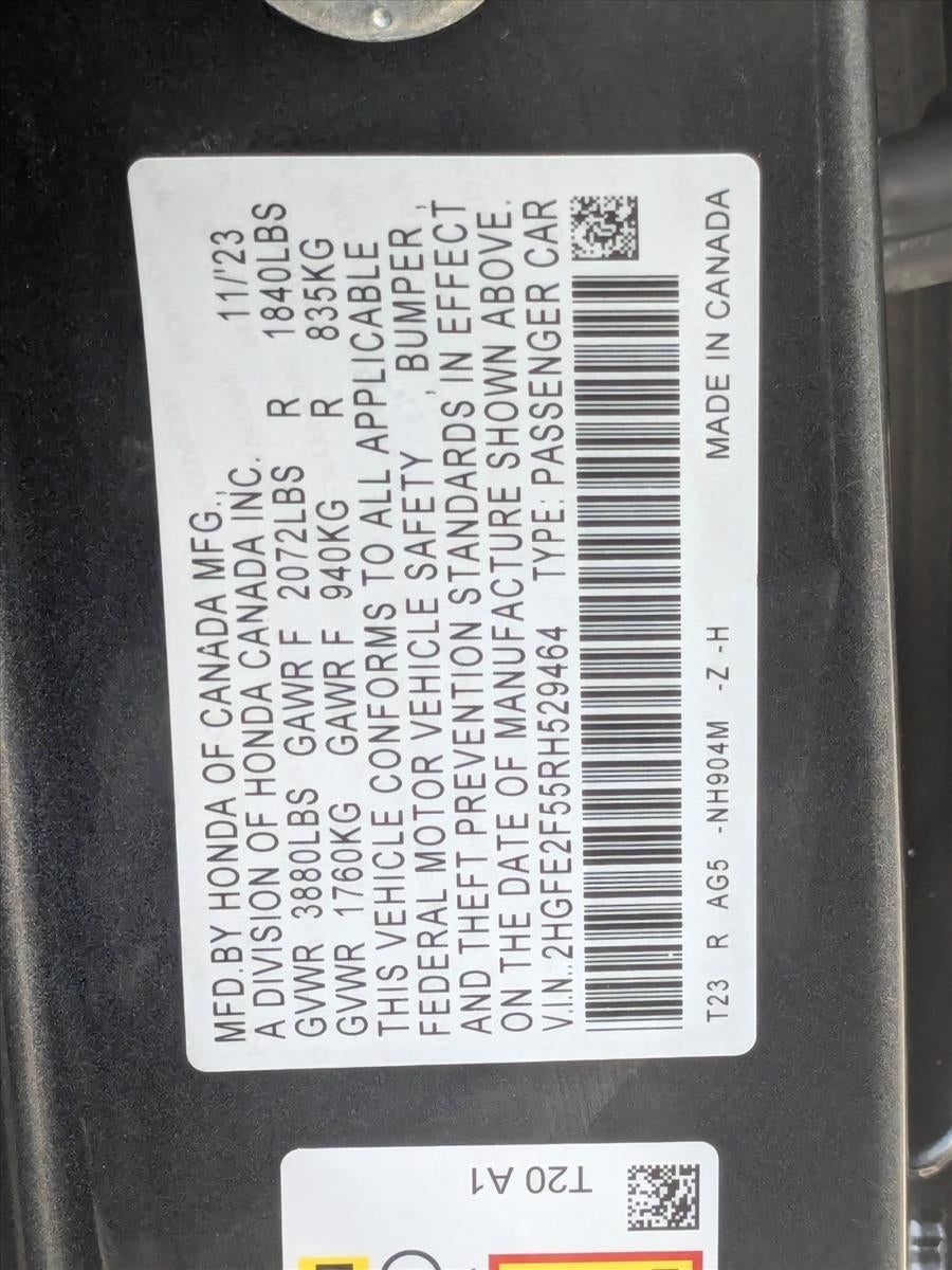 2024 Honda Civic Sedan Sport CVT