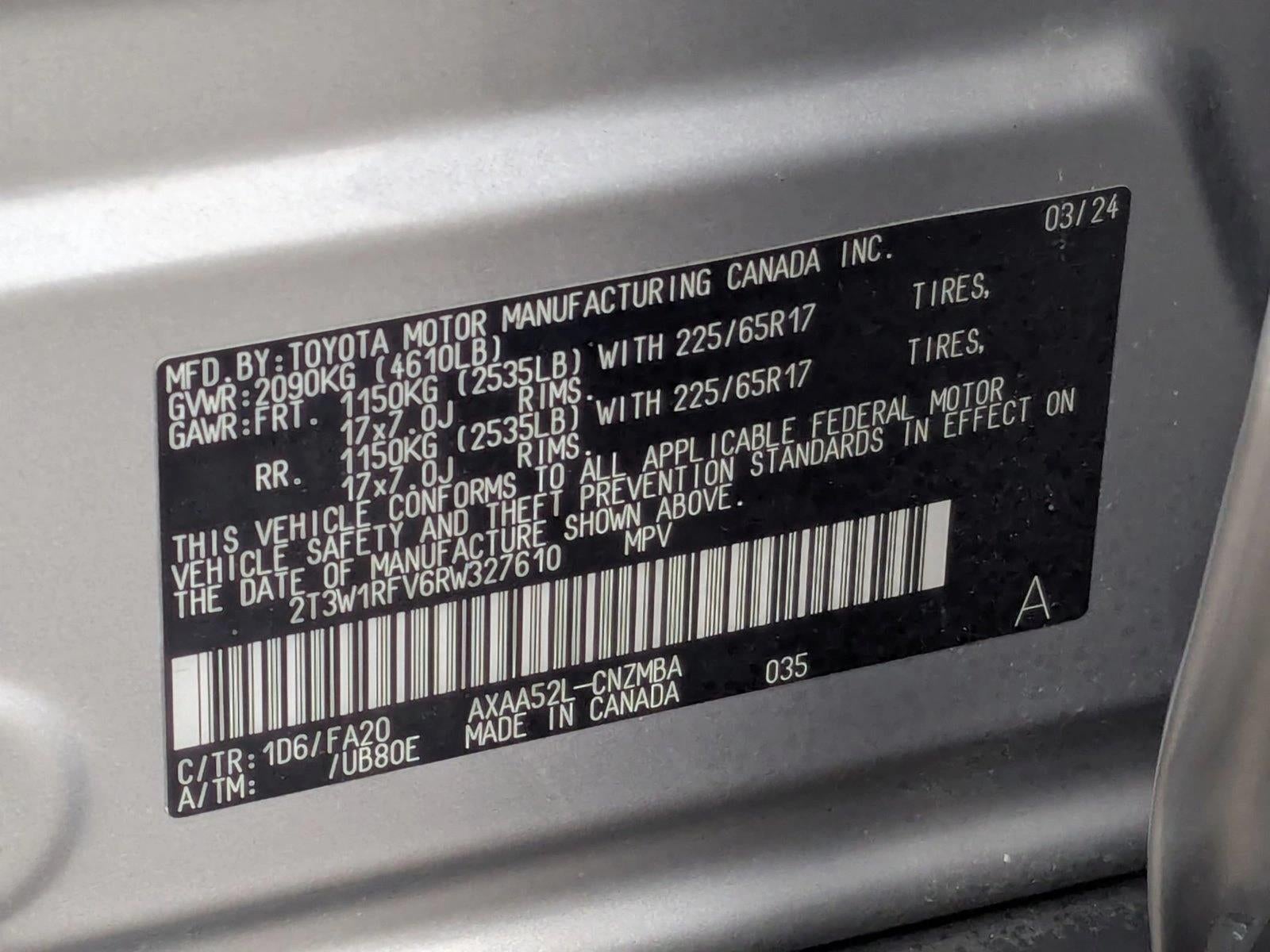 2024 Toyota RAV4 XLE FWD (GS)