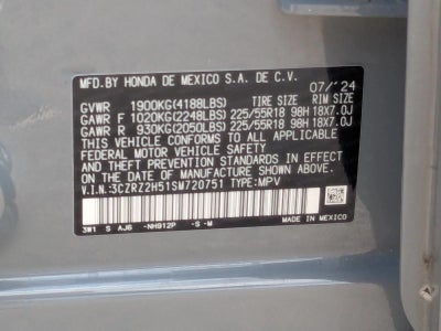 2025 Honda HR-V Sport AWD CVT