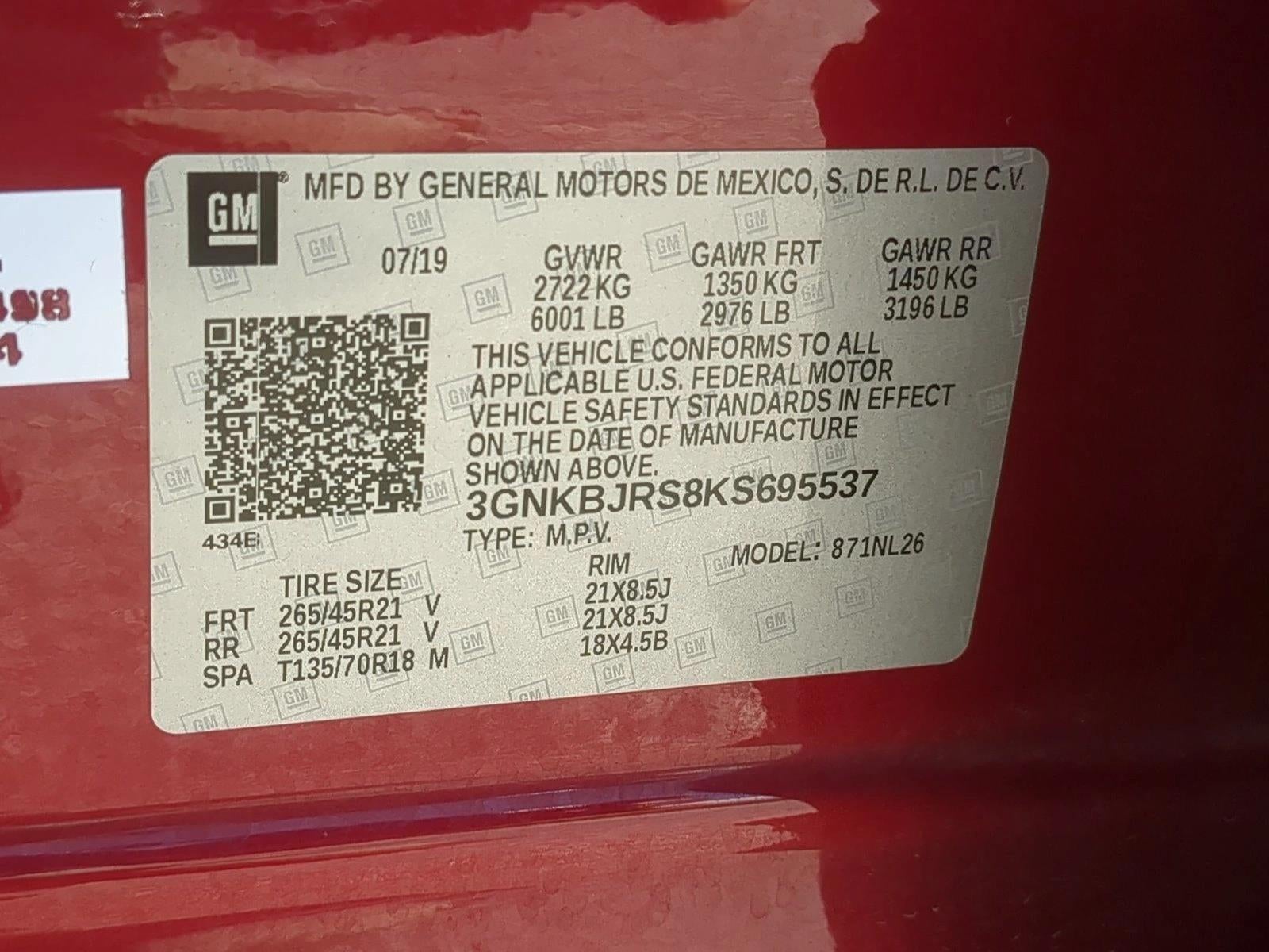 2019 Chevrolet Blazer AWD RS