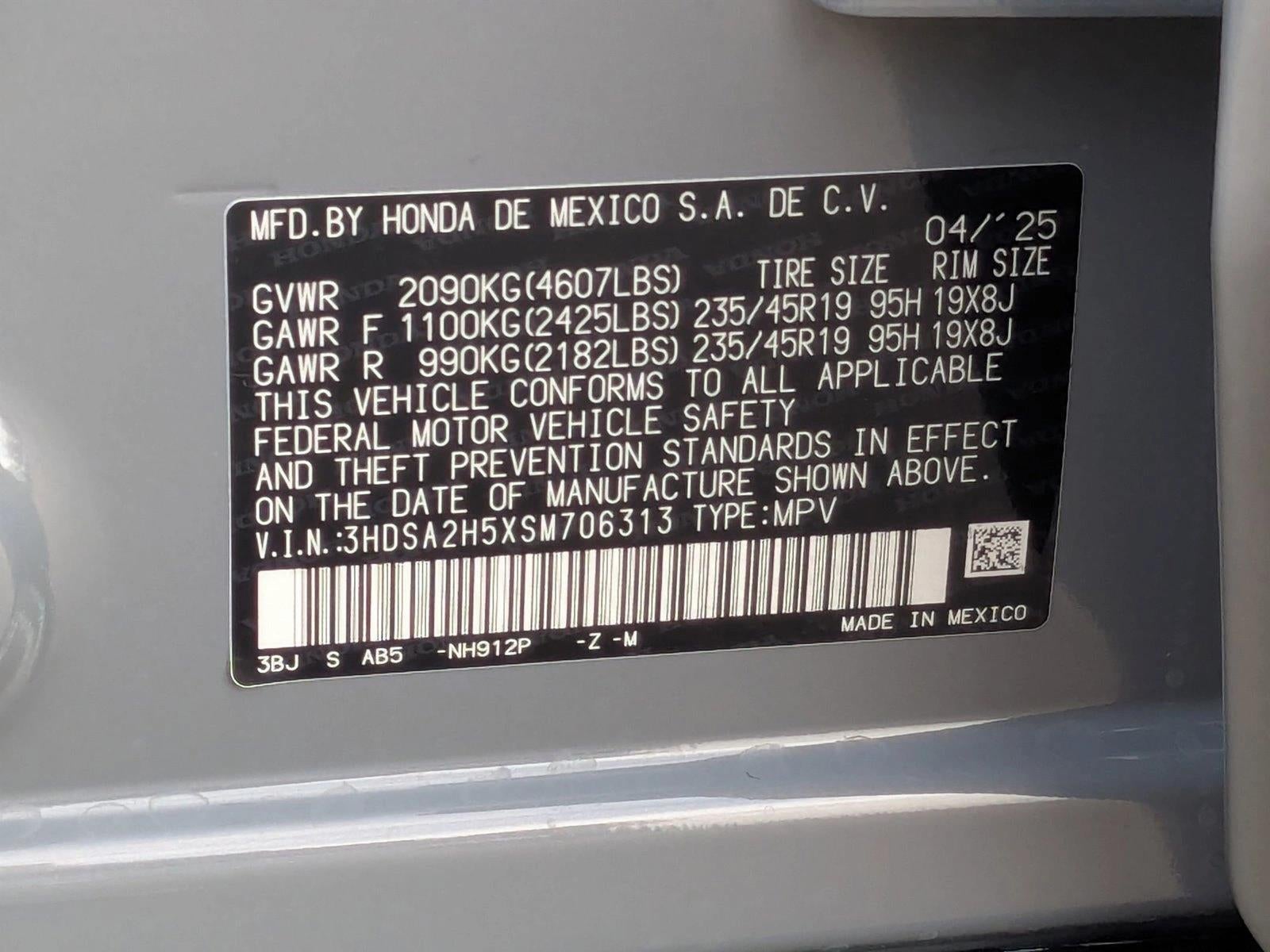 2025 Acura ADX AWD w/A-Spec Package