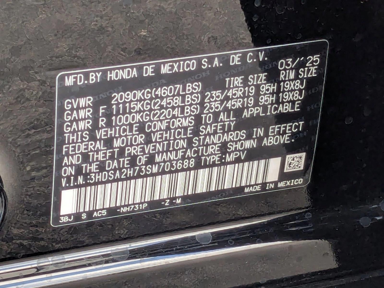 2025 Acura ADX AWD w/A-Spec Advance Package