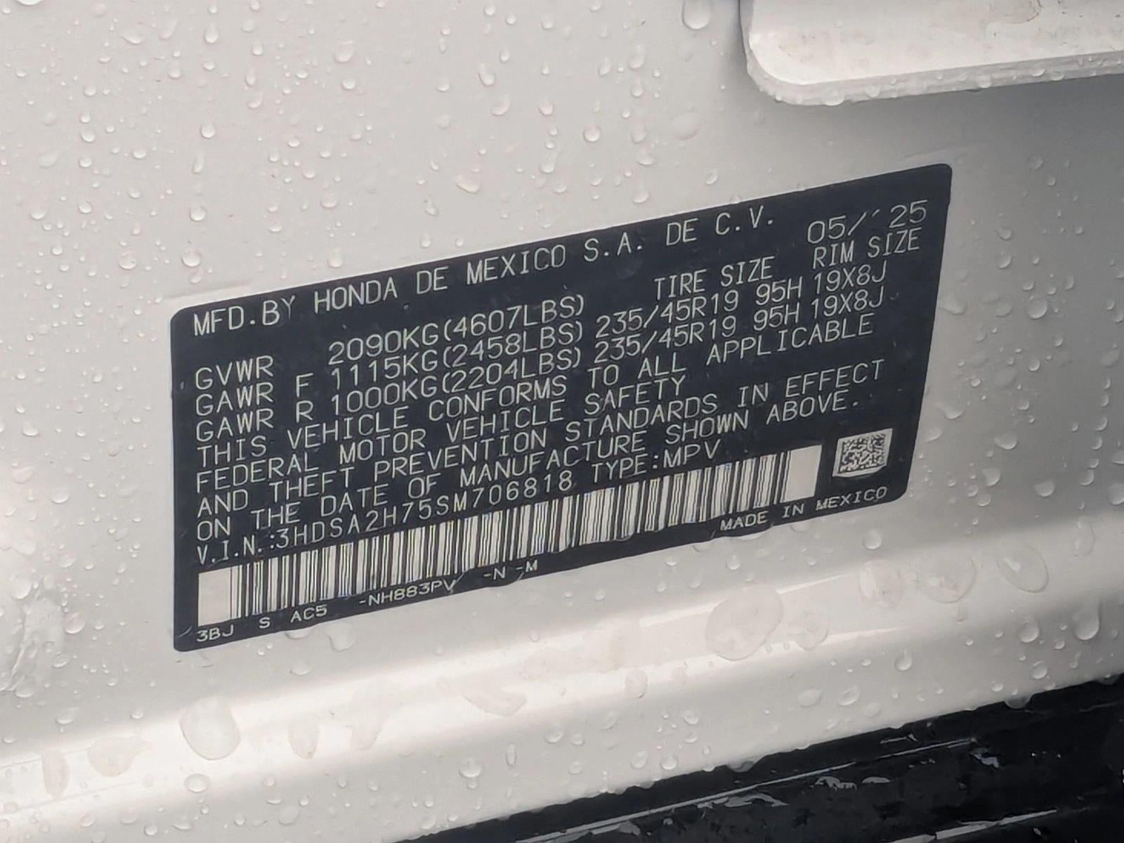 2025 Acura ADX AWD w/A-Spec Advance Package