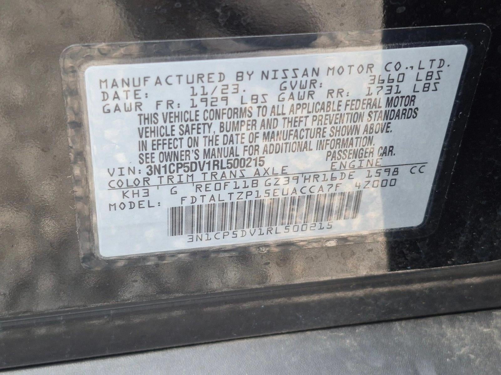 2024 Nissan Kicks SR FWD