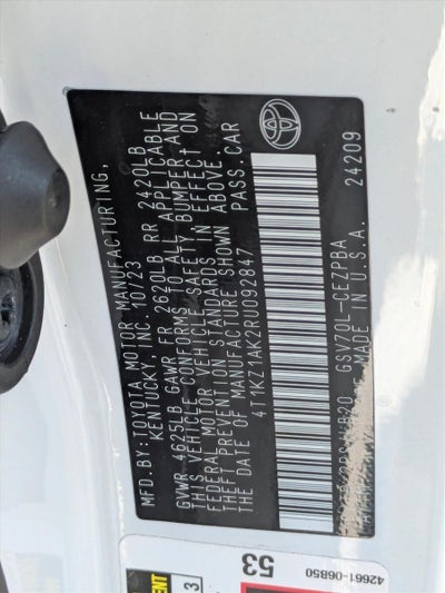 2024 Toyota Camry XSE V6 Auto (Natl)
