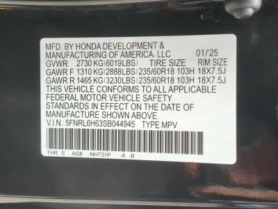 2025 Honda Odyssey EX-L Auto