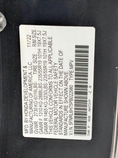 2023 Honda Odyssey Sport Auto