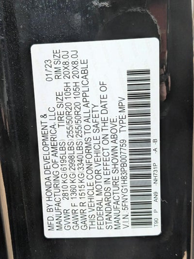 2023 Honda Pilot Elite AWD