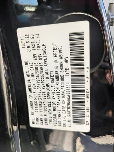 2012 Acura RDX FWD with Technology Package