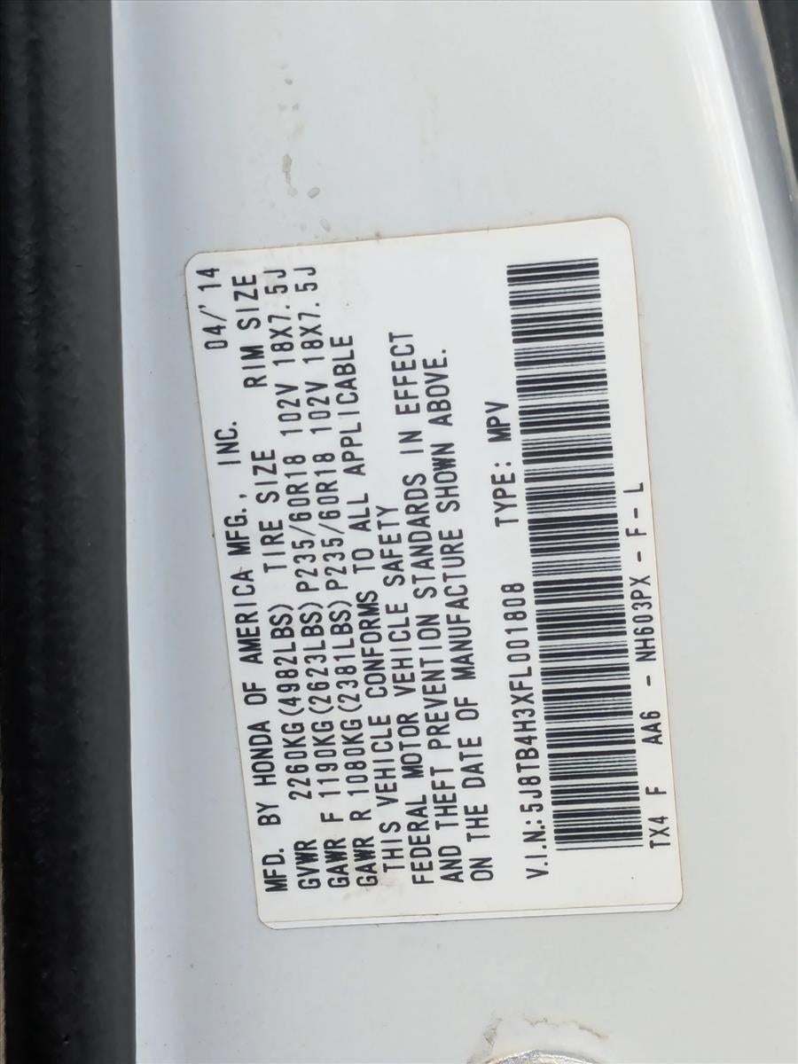 2015 Acura RDX AWD
