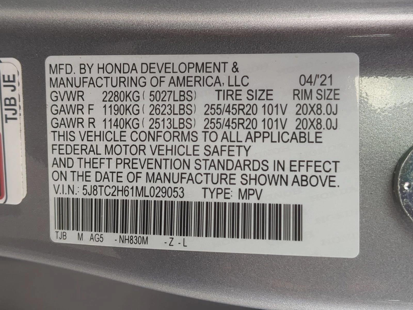 2021 Acura RDX SH-AWD w/A-Spec Package