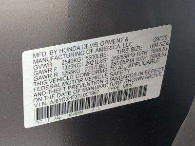 2026 Acura MDX FWD