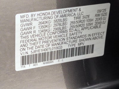 2026 Acura MDX SH-AWD w/A-Spec Package