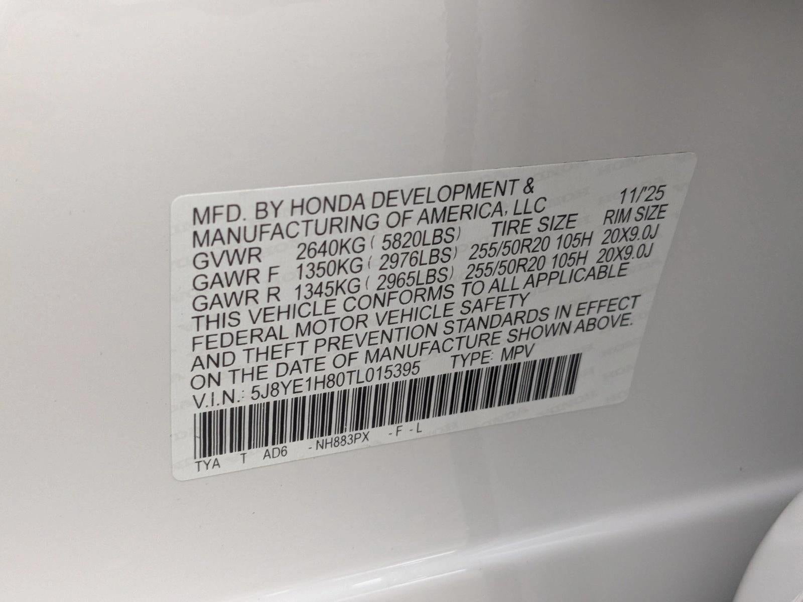 2026 Acura MDX SH-AWD w/Advance Package