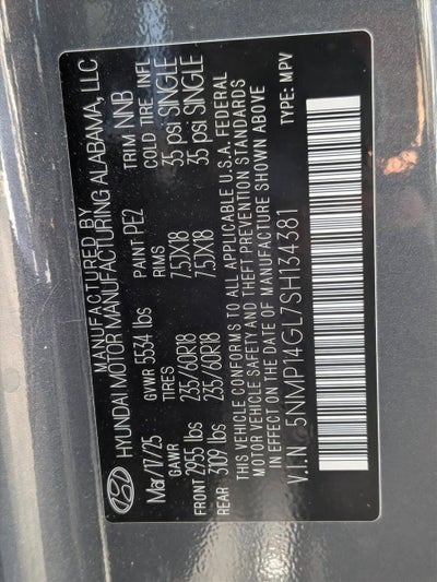 2025 Hyundai SANTA FE SE FWD