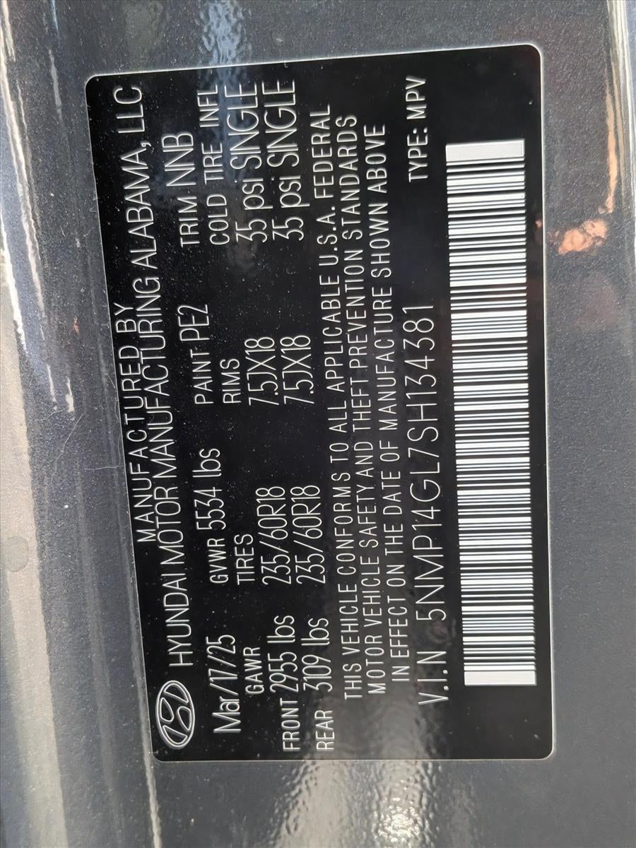 2025 Hyundai SANTA FE SE FWD
