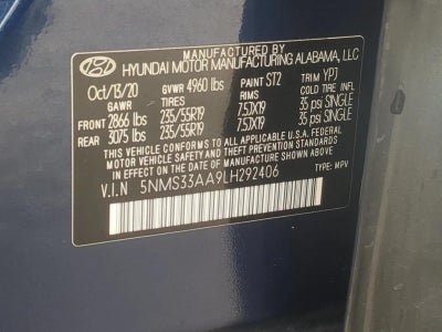 2020 Hyundai SANTA FE SEL 2.0T Auto FWD