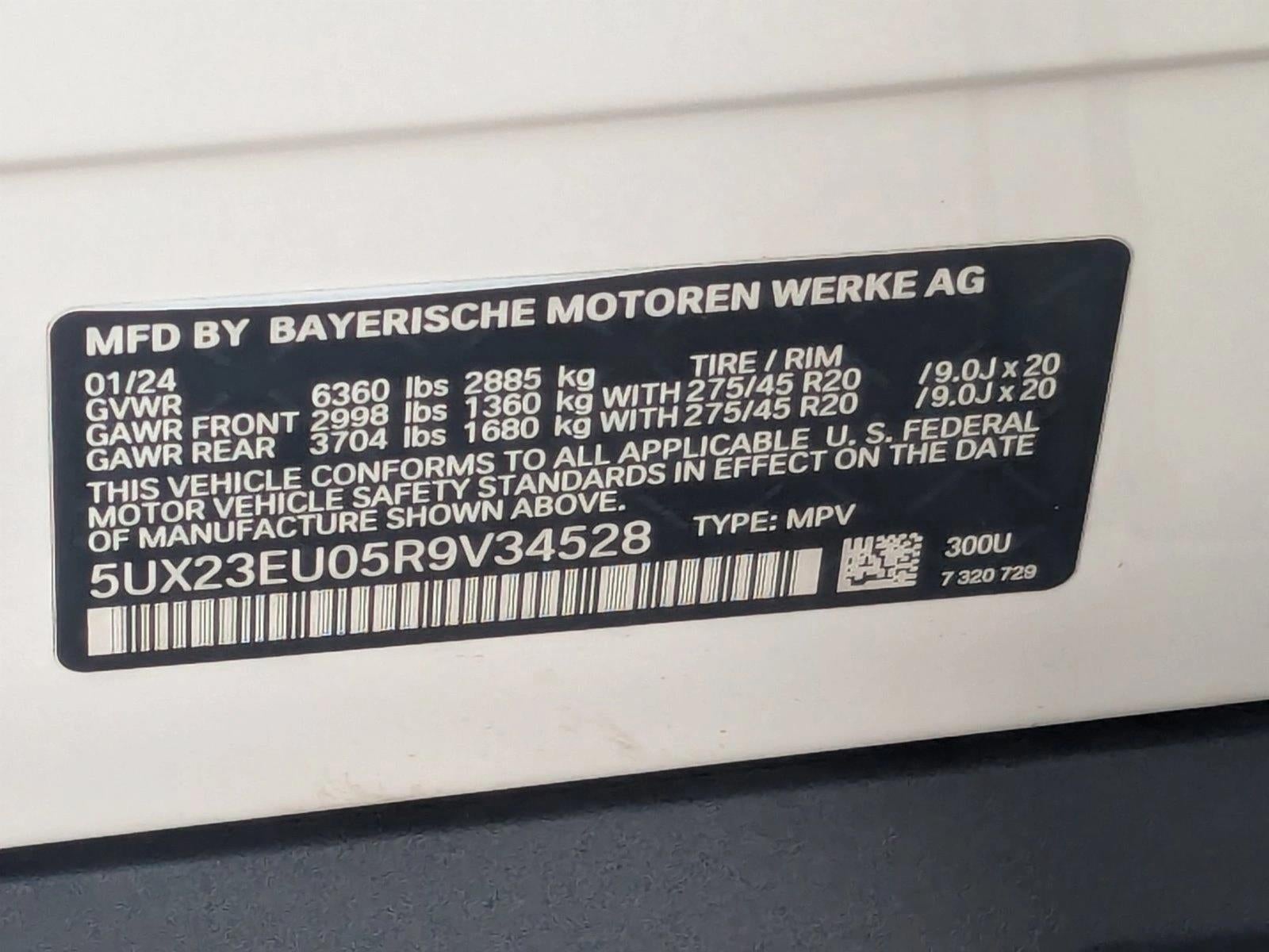 2024 BMW X5 xDrive40i Sports Activity Vehicle