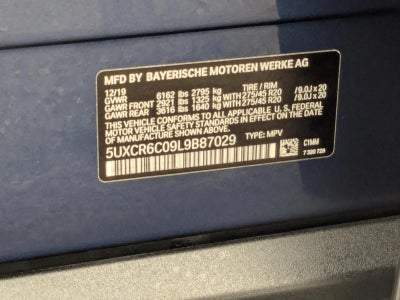 2020 BMW X5 xDrive40i Sports Activity Vehicle