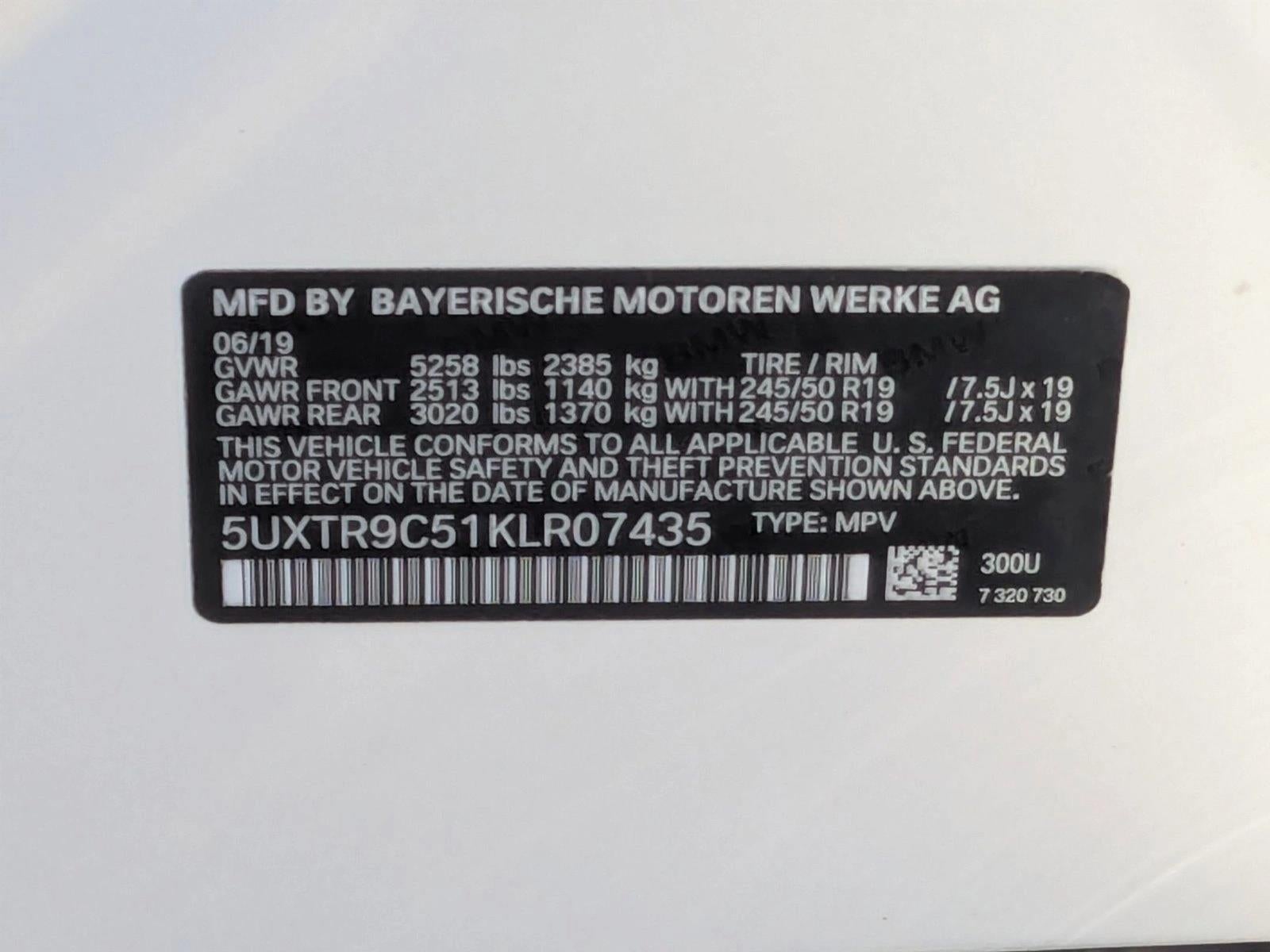 2019 BMW X3 xDrive30i Sports Activity Vehicle