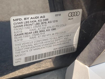 2019 Audi Q5 Premium 45 TFSI quattro