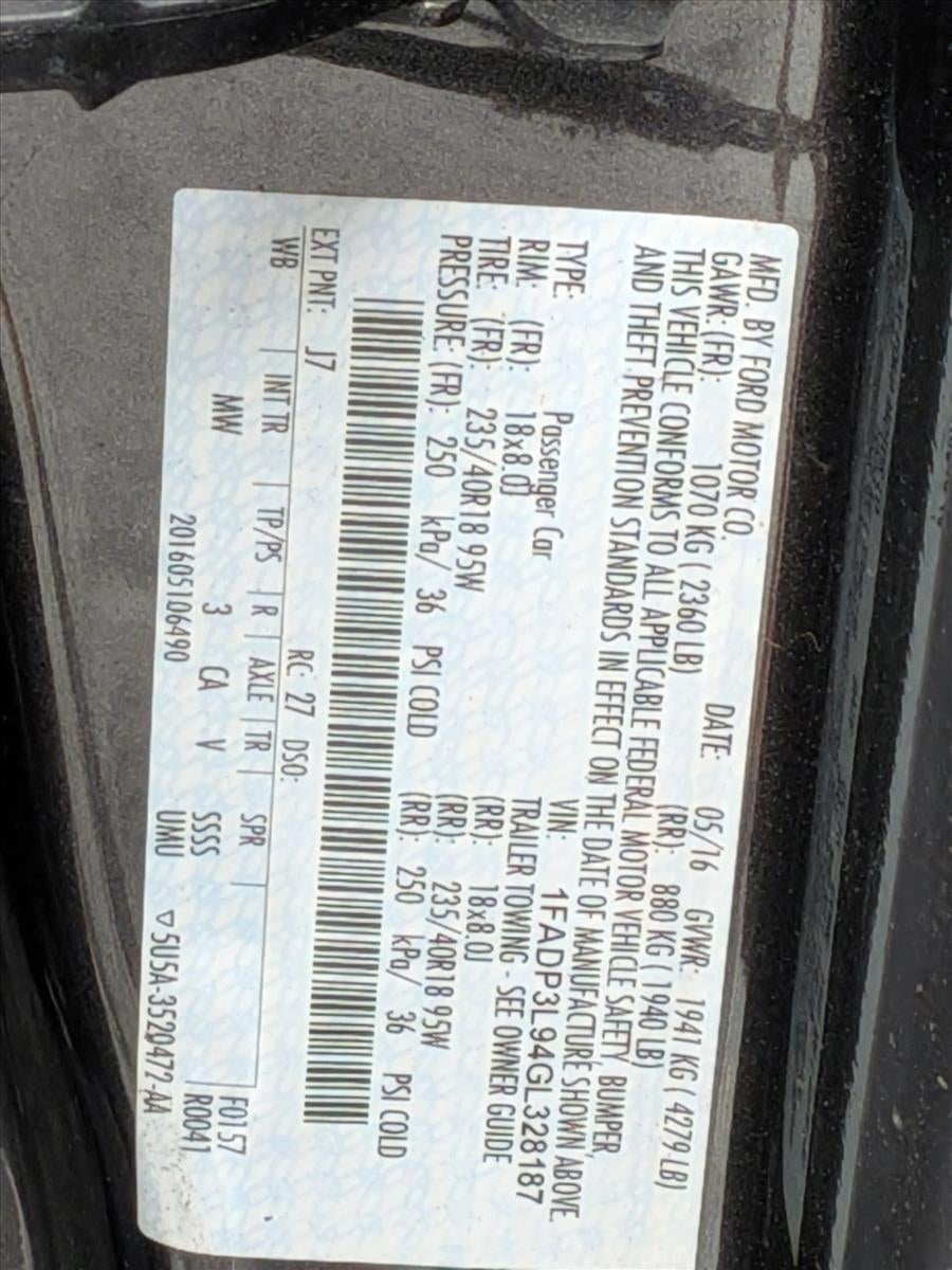 2016 Ford Focus 5dr HB ST
