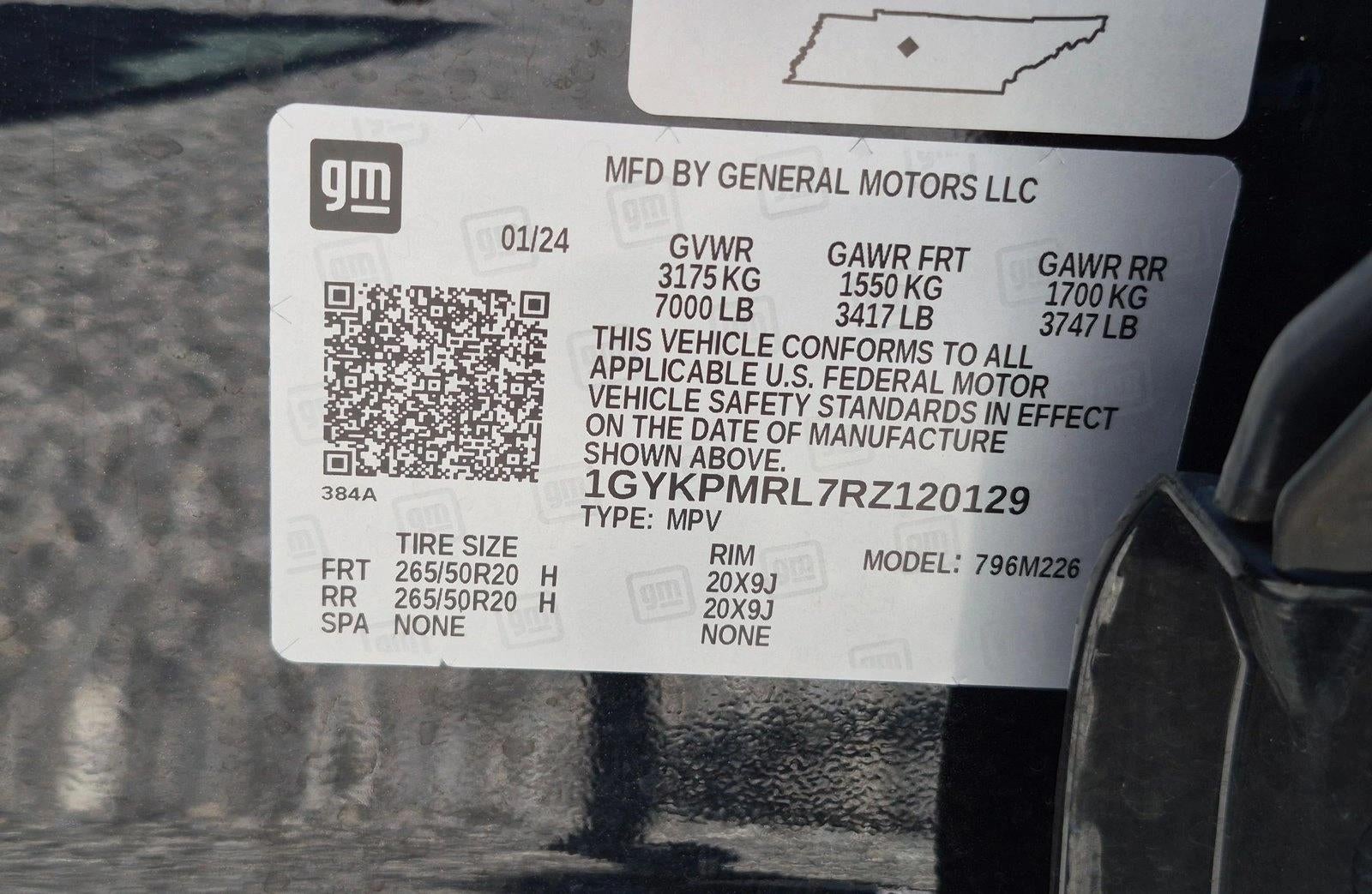 2024 Cadillac LYRIQ 4dr Tech w/1SA