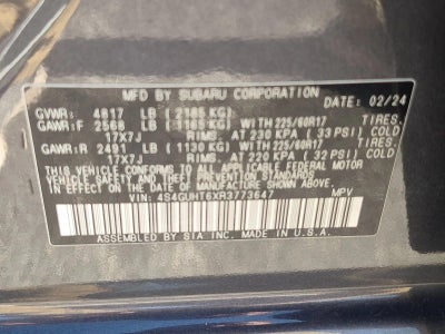 2024 Subaru Crosstrek Wilderness AWD