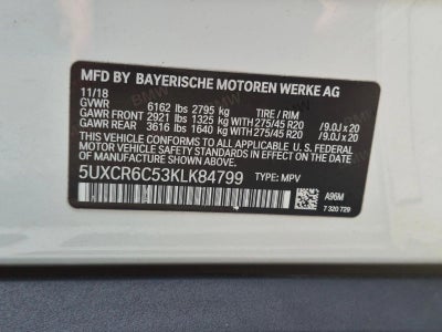 2019 BMW X5 xDrive40i Sports Activity Vehicle
