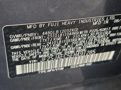 2014 Subaru Forester 2.5i Premium Automatic