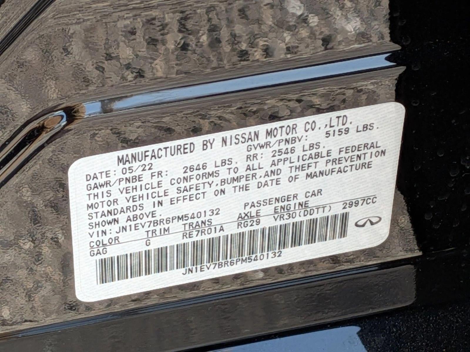 2023 INFINITI Q50 LUXE AWD