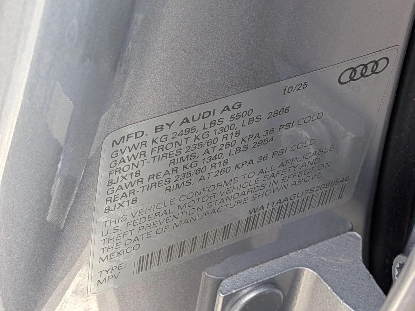 2025 Audi Q5 Premium 2.0 TFSI quattro