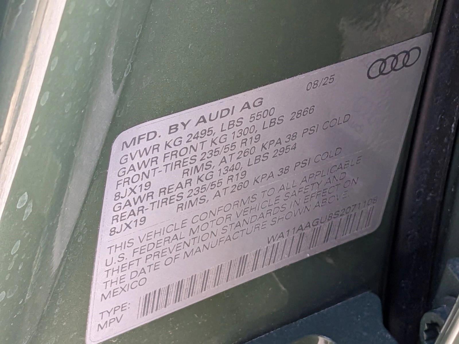 2025 Audi Q5 Premium 2.0 TFSI quattro