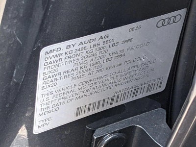 2025 Audi Q5 Premium Plus 2.0 TFSI quattro
