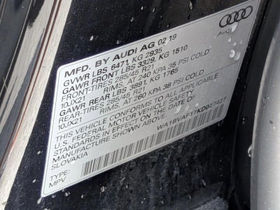 2019 Audi Q8 Premium Plus 55 TFSI quattro