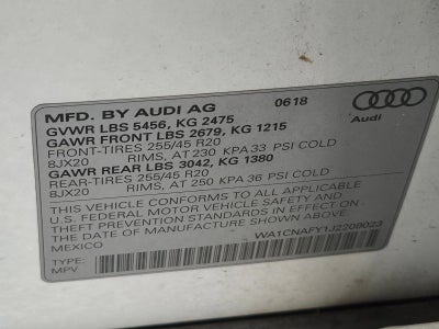 2018 Audi Q5 2.0 TFSI Prestige