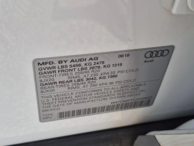 2018 Audi Q5 2.0 TFSI Prestige