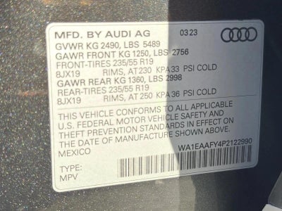 2023 Audi Q5 S line Premium Plus 45 TFSI quattro