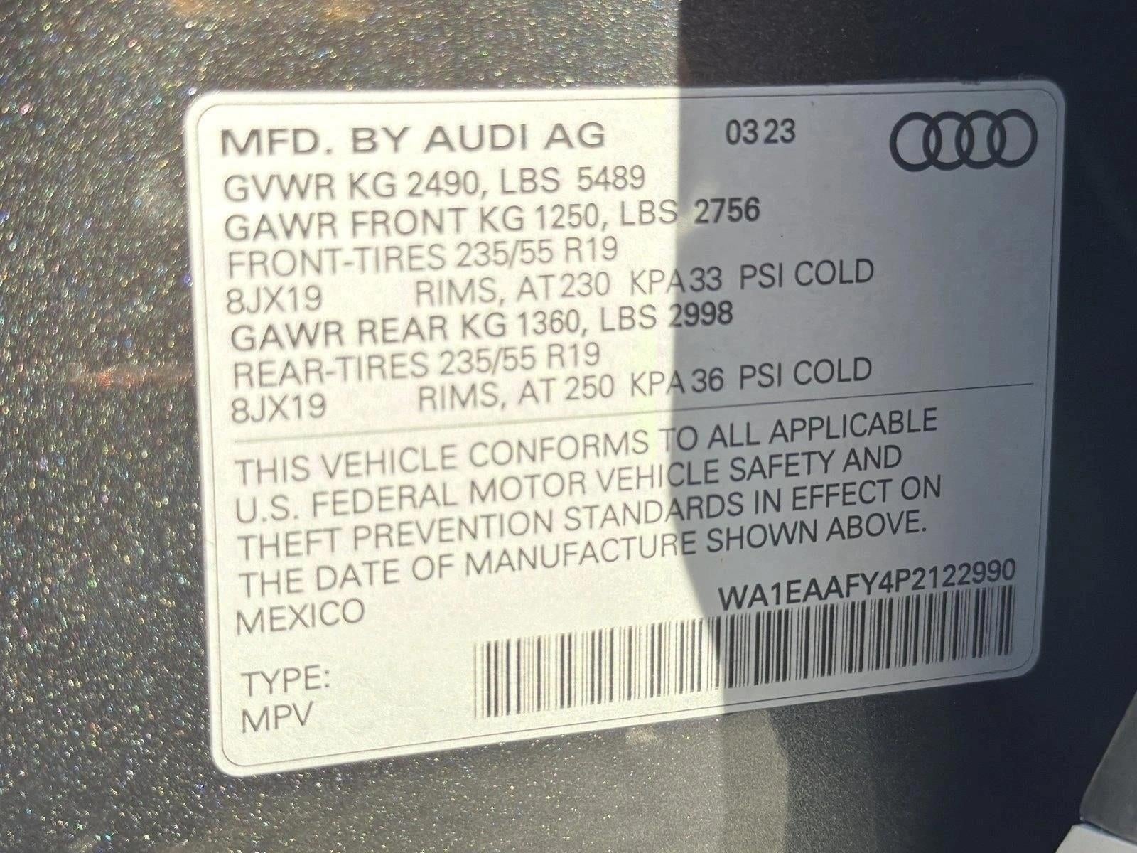 2023 Audi Q5 S line Premium Plus 45 TFSI quattro